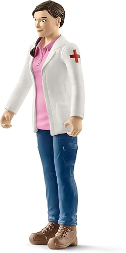 Miniatura 13 de Schleich Horse Club, juguetes de caballo para niñas y niños, juego de caballos veterinarios móviles con figura de caballo de potro hannoveriano, 17