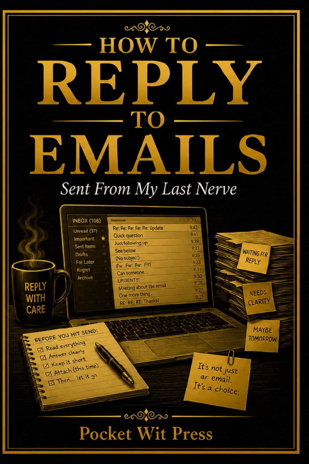How to Reply to Emails: Sent From My Last Nerve (Office Collection)