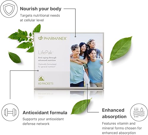 Miniatura 2 de Nu Skin LifePak Suplemento nutricional avanzado para adultos | 60 paquetes diarios | Fórmula para el envejecimiento, digestivo y salud intestinal