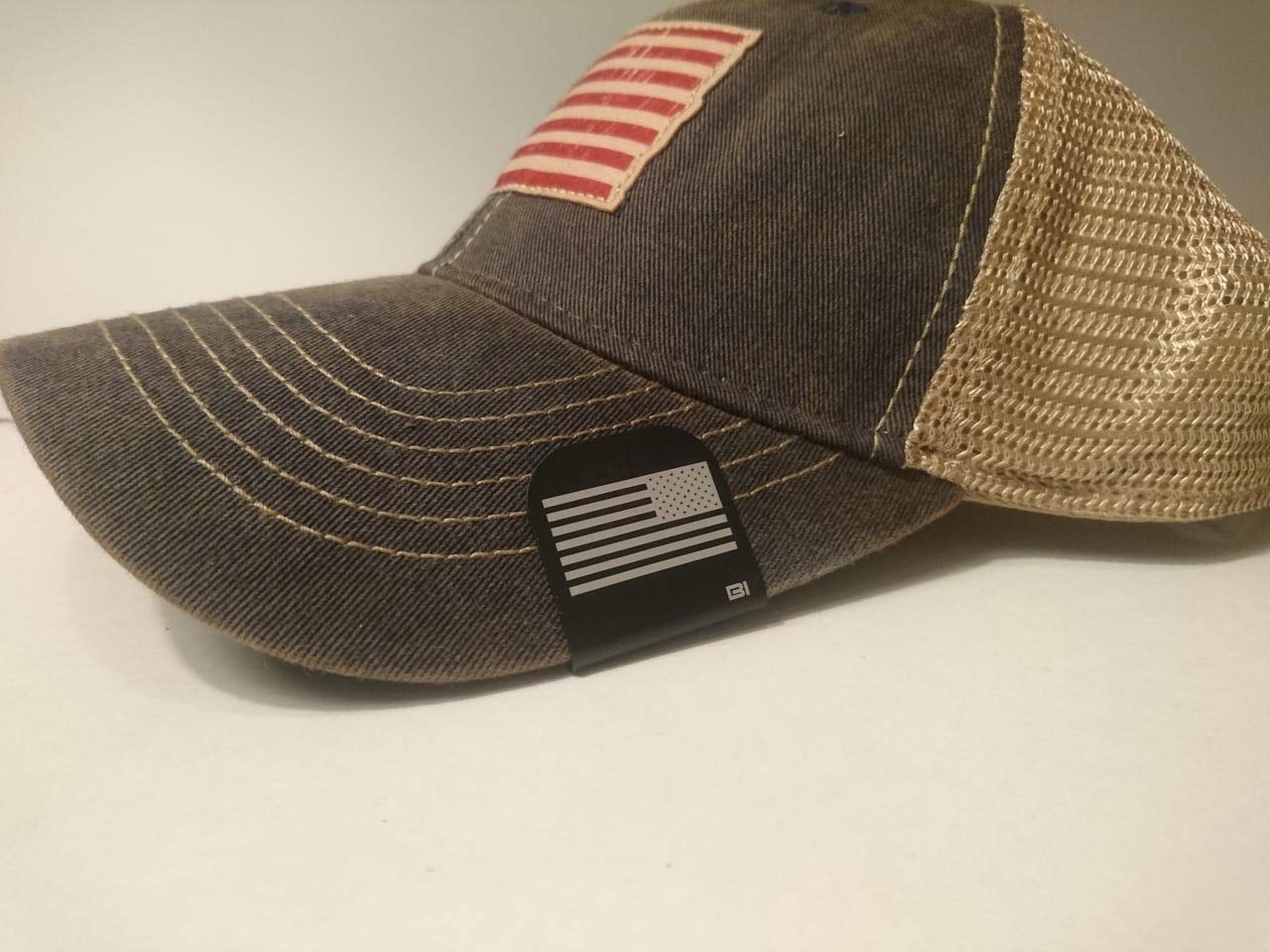 Brim-it Hat Clip Reverse American Flag