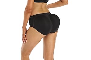 BIMEI Women's Butt Enhancer Shorts with Seamless Rubber Vagina Enhancer