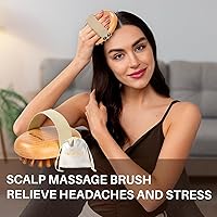 Vista 9 de Herramienta de masaje de terapia de madera para grasa abdominal, cepillo corporal de masaje de meridiano de madera para removedor de celulitis