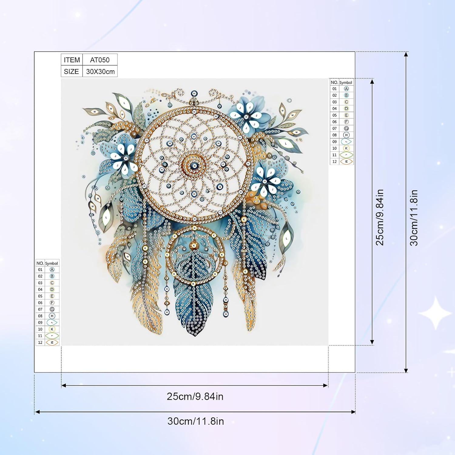 AiYuanzsh Dream Catcher DIY 5D Special Shape Diamond Art Kits for Adults image 2