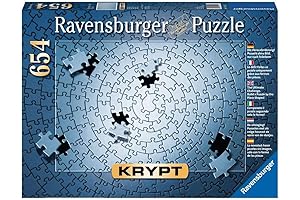 Ravensburger Krypt Silver: Puzzle with No Picture, Only 654 Unique Pieces