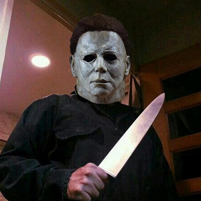 Michael Myers Mask, Halloween Horror Masquerade Cosplay Party Mask