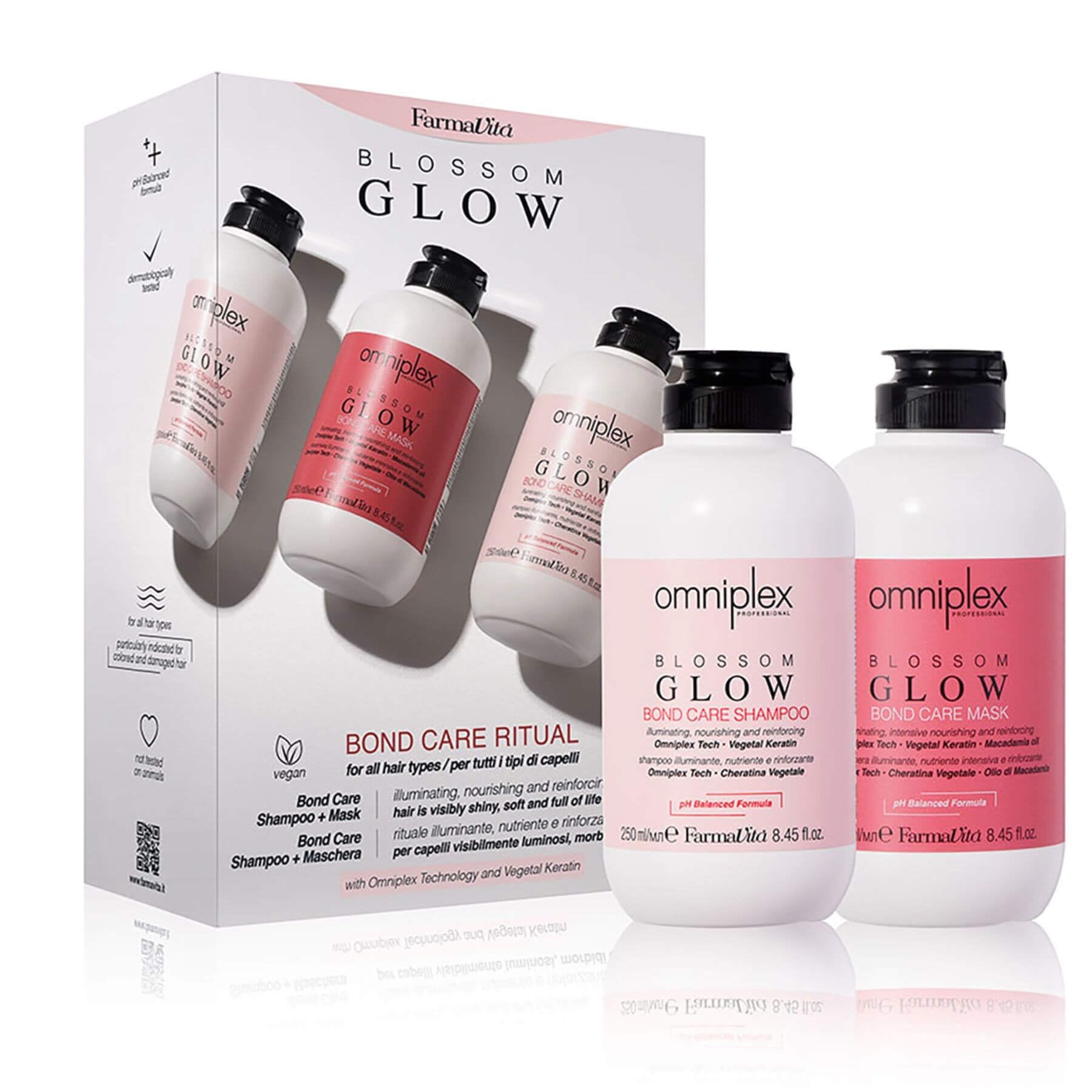Omniplex Blossom Glow Mask and Shampoo Kit