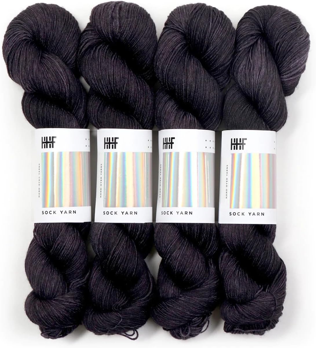 Hedgehog Fibres - Sock Yarn - one Skein, 100g / 3.5 oz (Graphite)