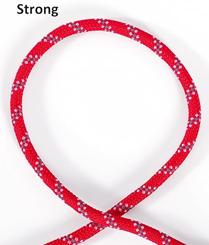 Miniatura 16 de Correa larga para perro con hilos reflectantes de 15 pies, 20 pies, 30 pies, 50 pies, correas elásticas resistentes para perros de raza pequeña