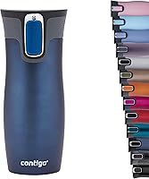 Contigo West Loop Autoseal 16oz Leakproof Stainless Steel Travel Mug - Hot 5hrs, Cold 12hrs, BPA-Free Lid