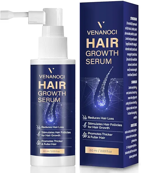 VENANOCI Hair Growth Oil Spray: with Rosemary, Biotin, Batana Oil & Rice Water – Natural Anti-Hair Loss Treatment for Thinning Hair – Promotes Thicker, Fuller Hair for Women & Men – All Hair Types
