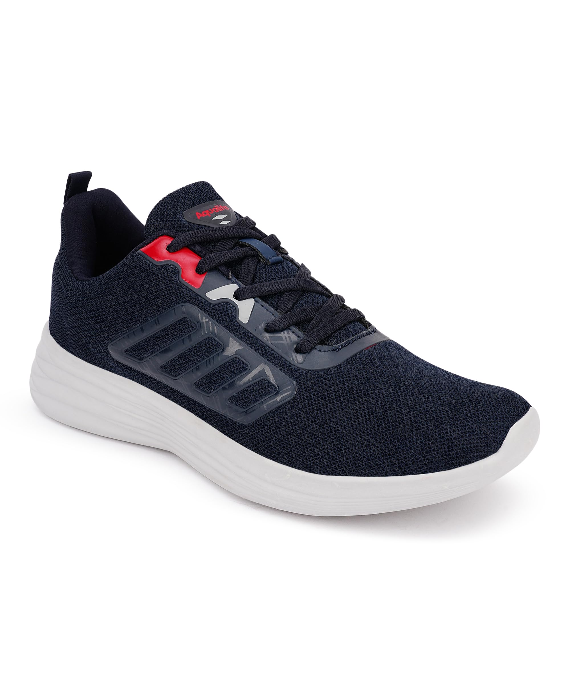 Aqualite Navy Blue & Red Running Shoes for Men, Sports Shoes for Men, UK 10 (B0CNGTRSSD) Amazon Price History, Amazon Price Tracker