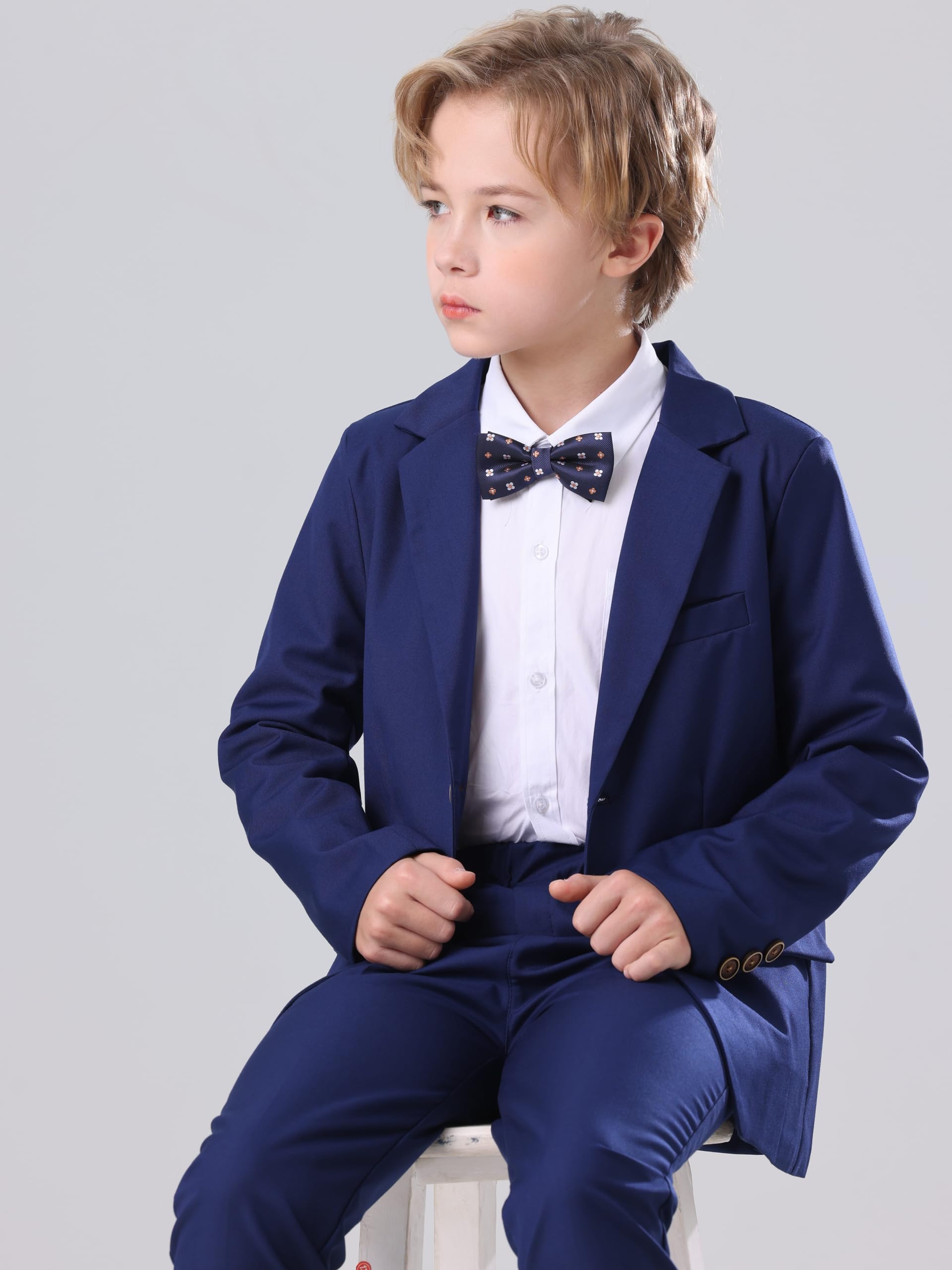 2-teiliges Set für Jungen, Blazer und Hose, Freizeitkleidung oder Hochzeitsfeier, Pageboy-Outfit für 6–11 Jahre