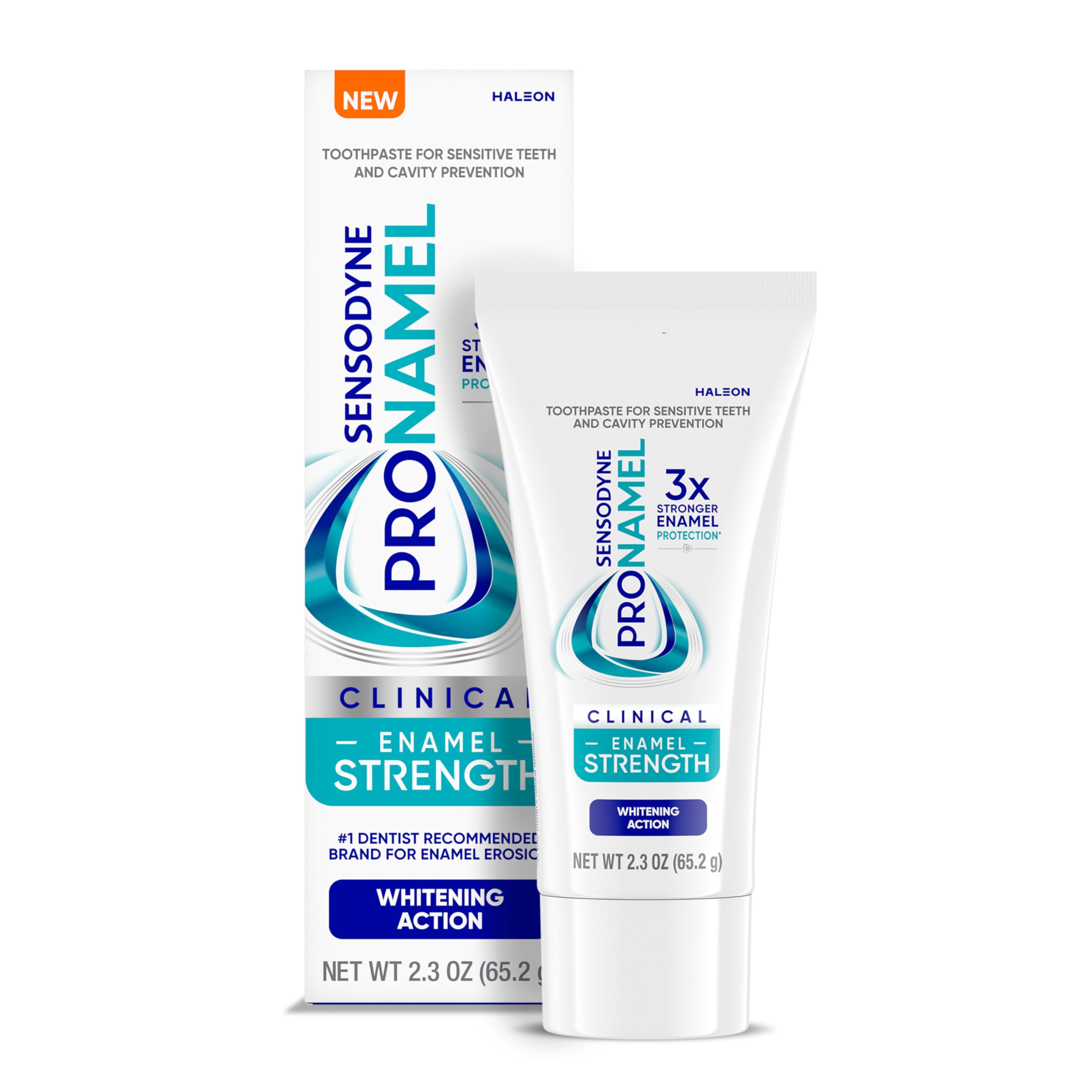 Sensodyne Pronamel Clinical Enamel Strength Toothpaste Whitening Action 2 3 oz