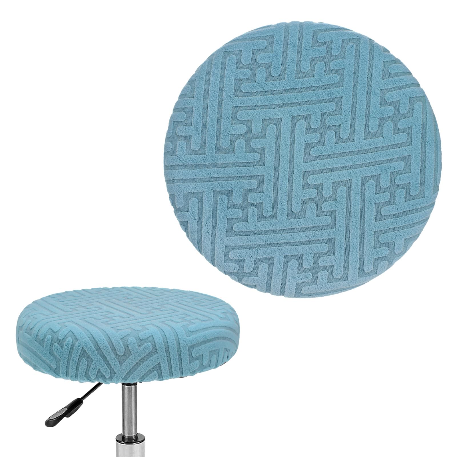 M METERXITY 1-Pack Bar Stool Covers Round