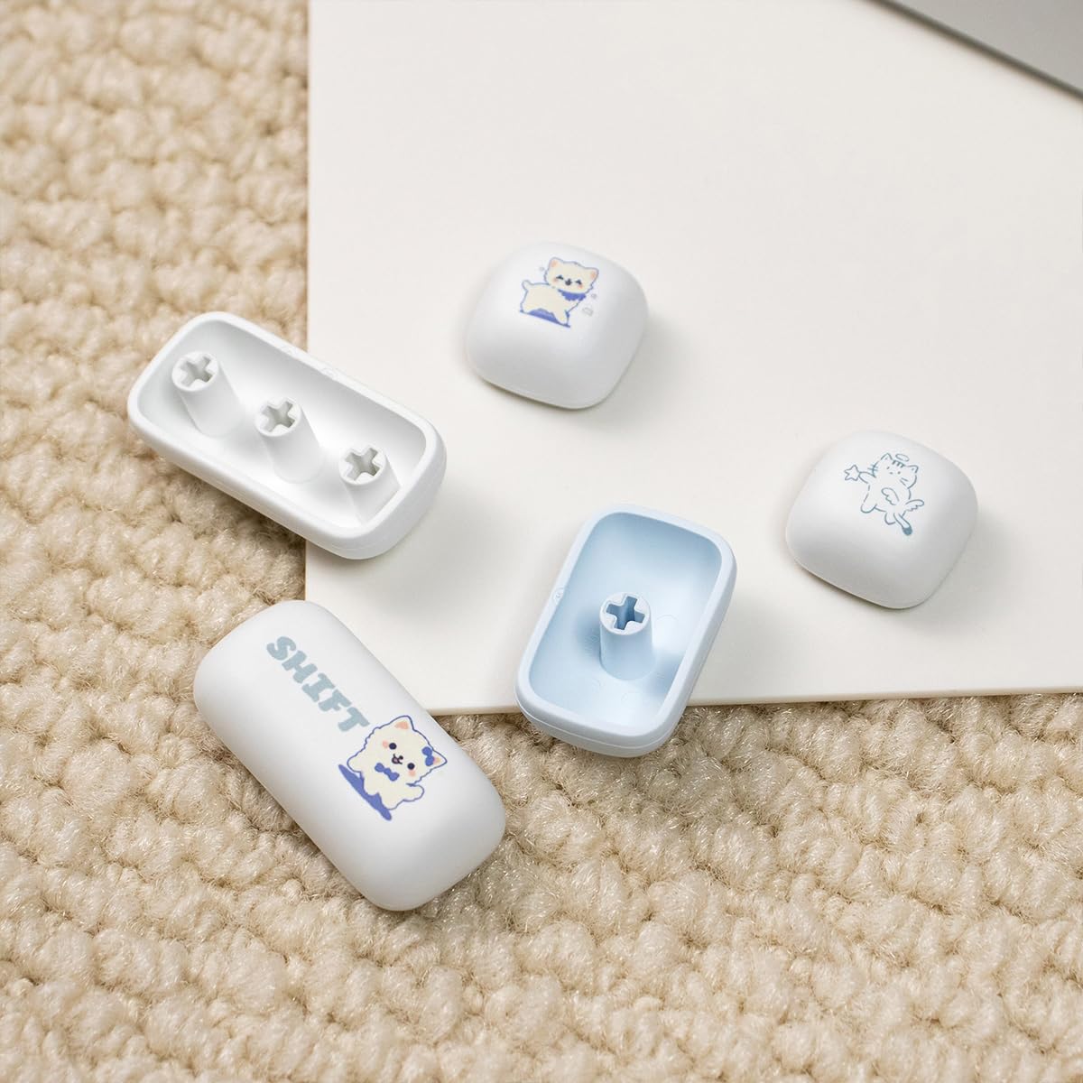 Amazon.co.jp: 143 キー PBT かわいい MOG プロファイル キーキャップ