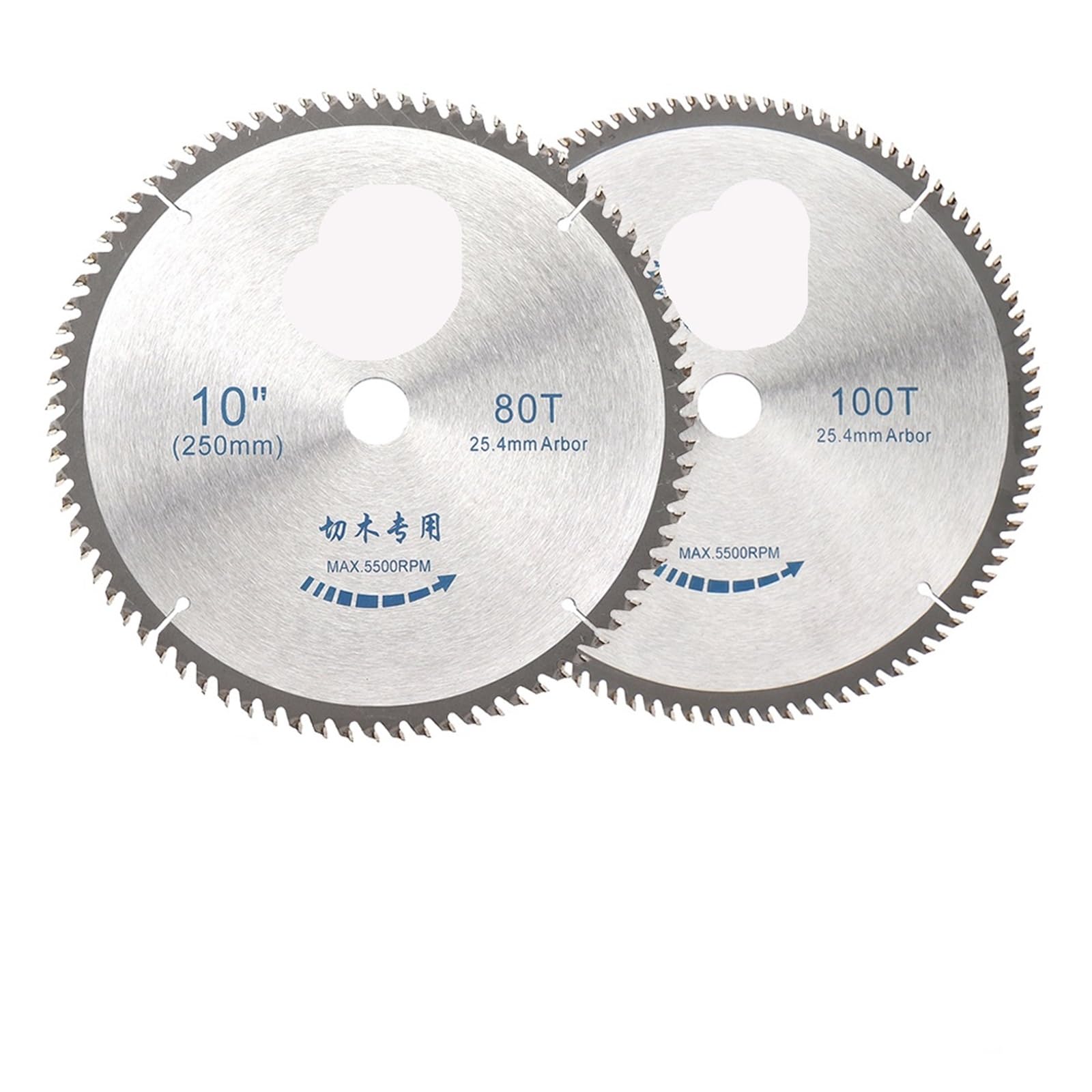 Hoja de sierra circular carburo 80-100T 10 pulgadas for madera y aluminio | 80T 20mm
