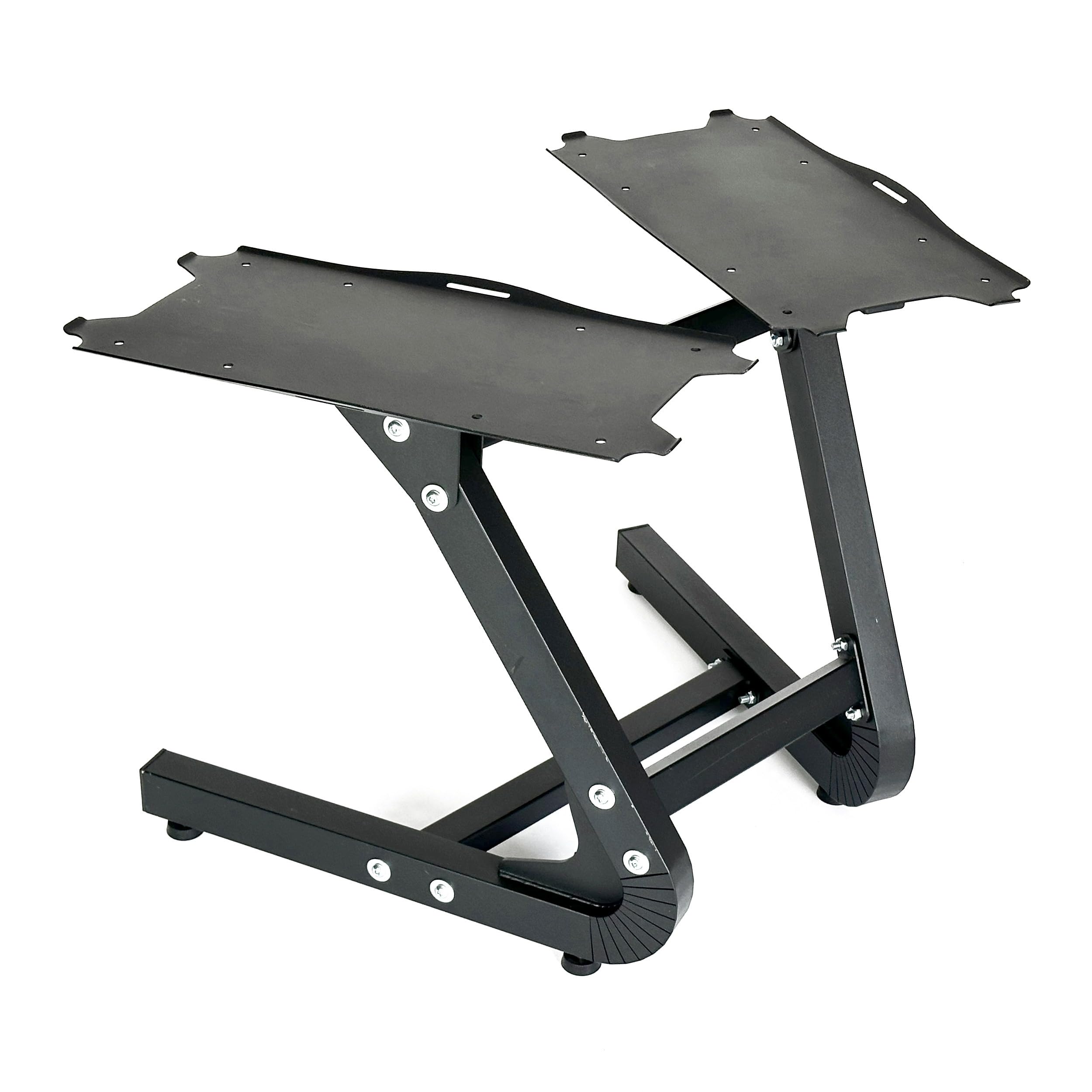 BRAINGAIN Rack Compatible 23.5kg 32.5kg 41.5kg Chrome Black Adjustable Dumbbells Stand Home Gym Equipment