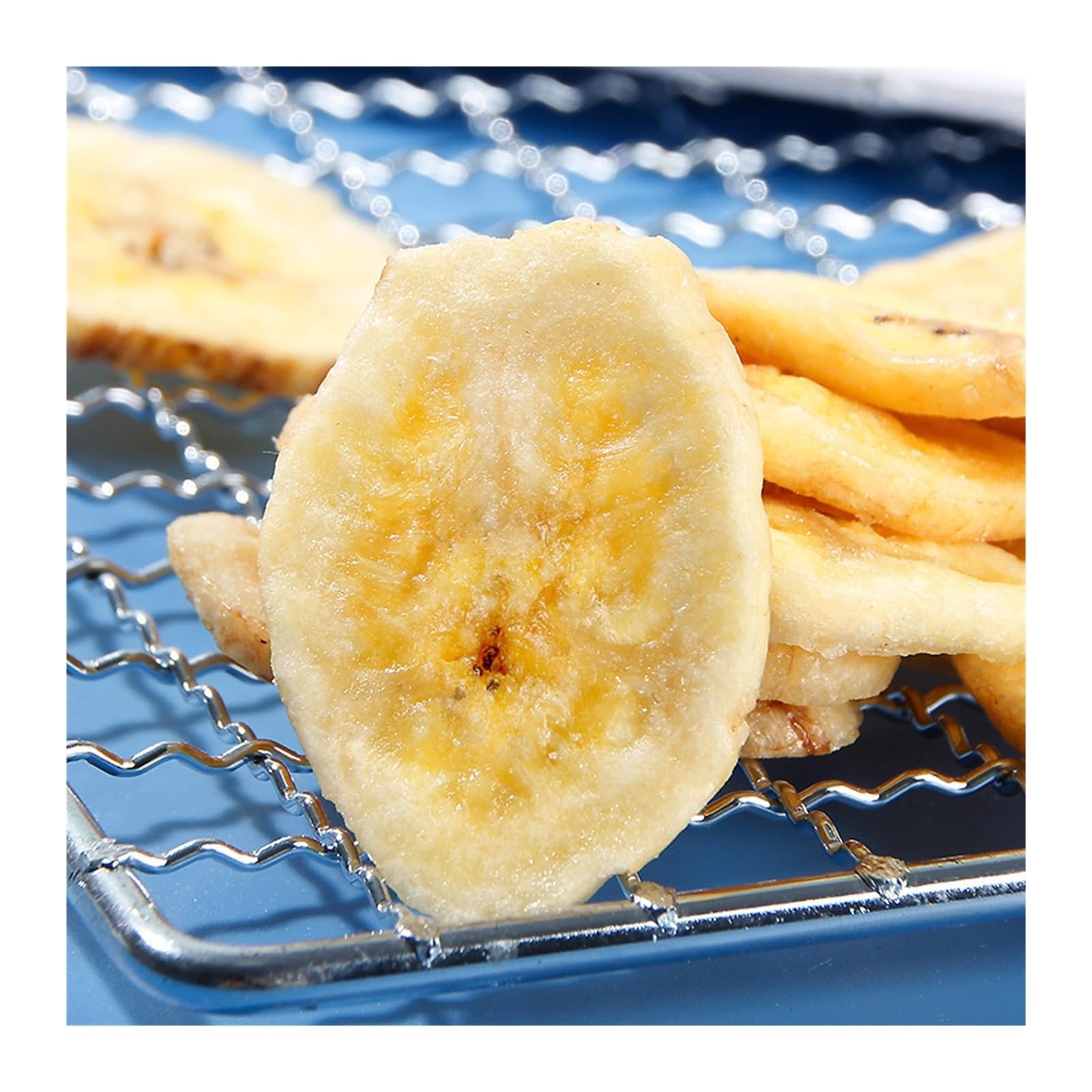 250 g de chips de plátano crujientes, refrigerio de fruta saludable que conserva el sabor fresco y dulce(2bag)