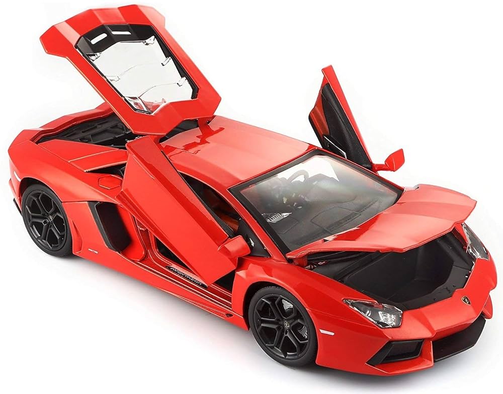 Lamborghini Aventador LP 700-4 ミニカー 1/18 Bburago Lp 700-4 Lamborghini Aventador Car for Kids, Scale 1