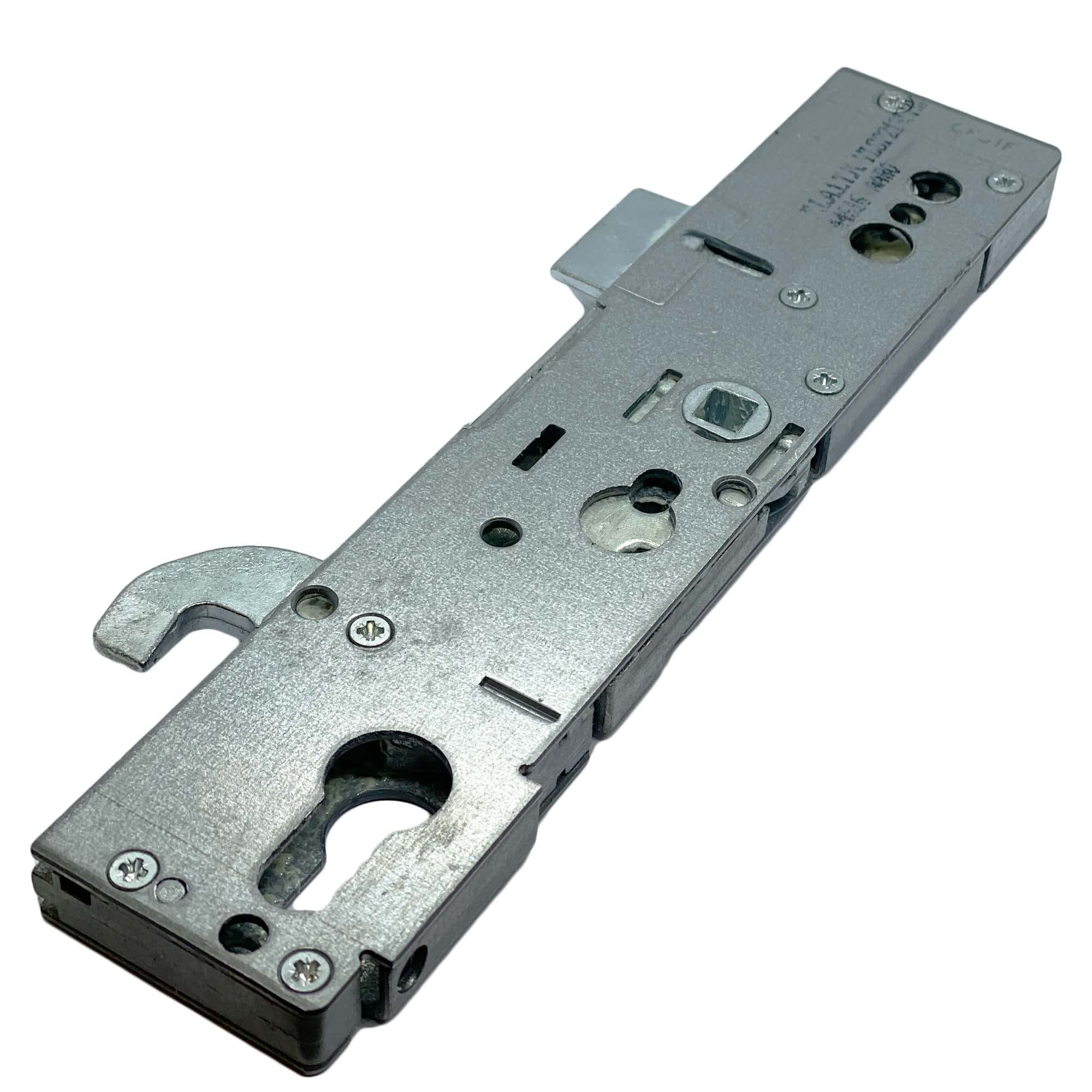 Lockmaster Silver - Millenco Upvc Gearbox Door Lock (Hook) 35Mm 92Mm Single Spindle Night Latch