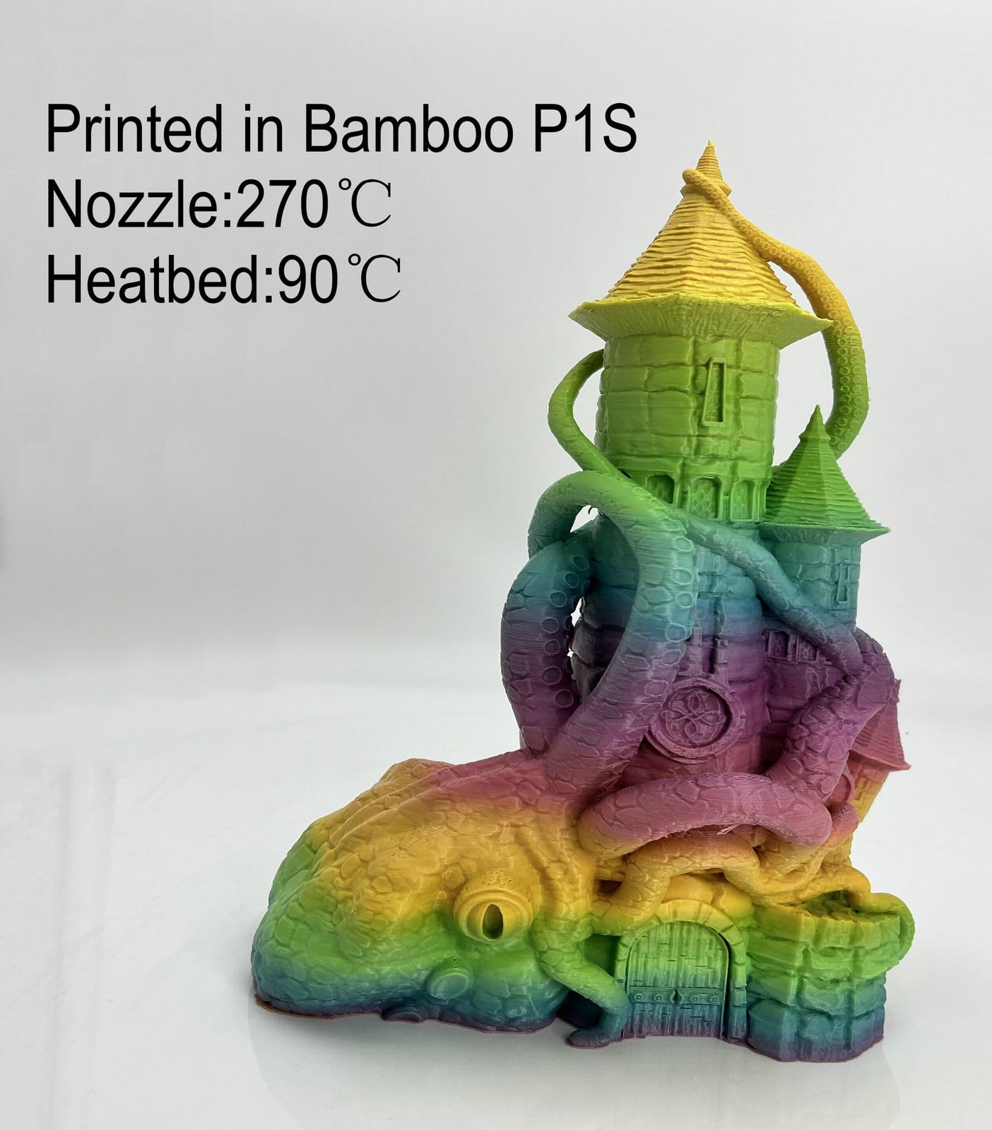 Filament do drukarki 3D ABS 1,75 mm, wielokolorowy, tęczowy, 1 kg Dokładność +/-0,05 mm dla ender3 Cr10