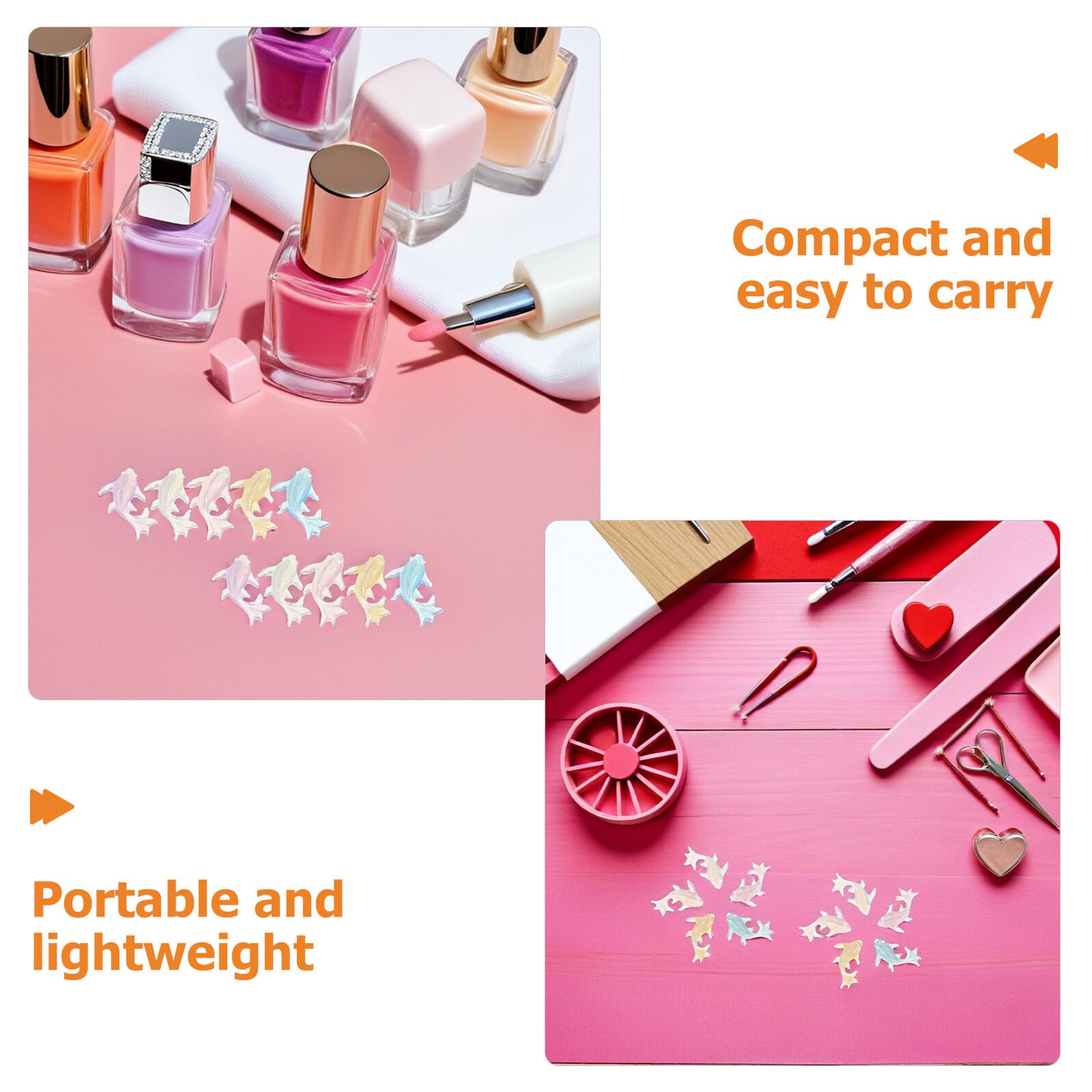 Homoyoyo 250 Pièces Figurines Miniatures en Résine Dauphin pour Manucure, Décoration Facile et Portable, Ornement Créatif D'animaux Marins pour Voyage et Nail Art