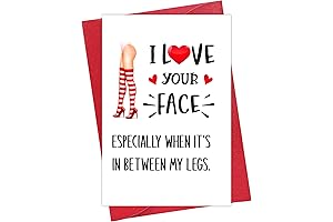 PETCEE Naughty Valentine's Day Card for Him and Her