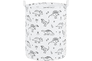 Foldable Laundry Hamper for Boys Designed with Dinosaurs