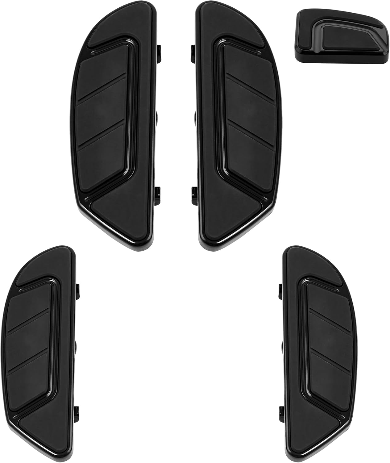 Green-L Passenger Footboard Mount Bracket Fit for Harley 1993-2025 Road King Street Electra Glide Ultra Touring Models Adjustable Rear Floorboard Support Kit