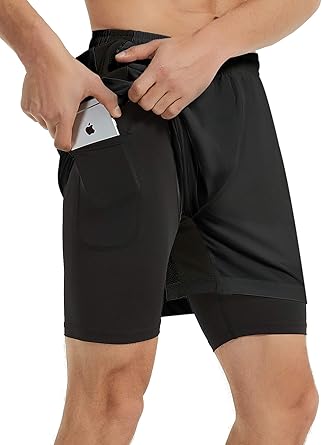 Lined shorts phone pocket Clearance