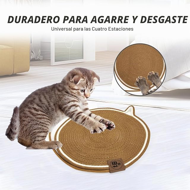 Foto 4 de 8 de Alfombra Rascador Gatos Rascadores Protector Arañazo
