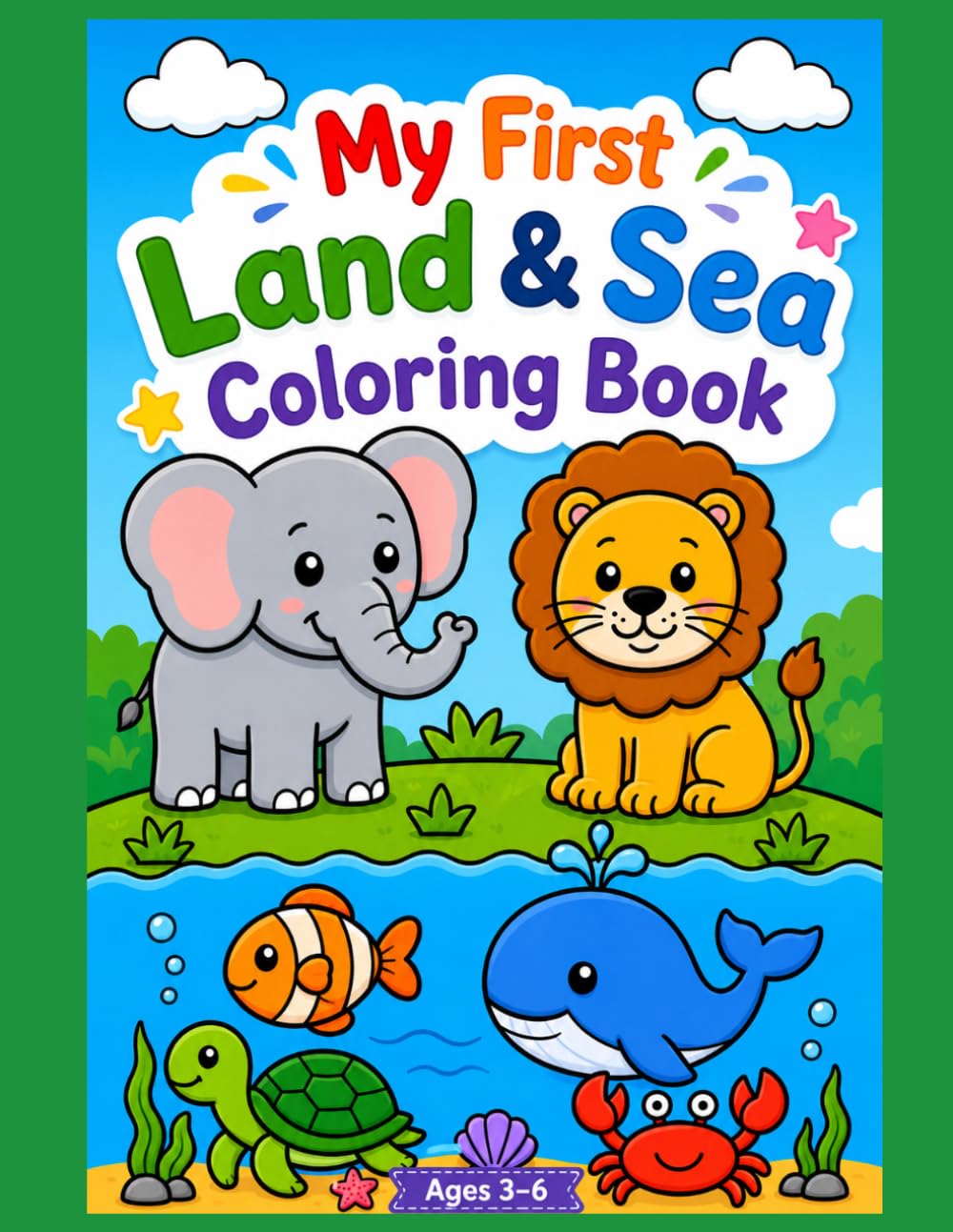 My First Land & Sea Coloring Book
