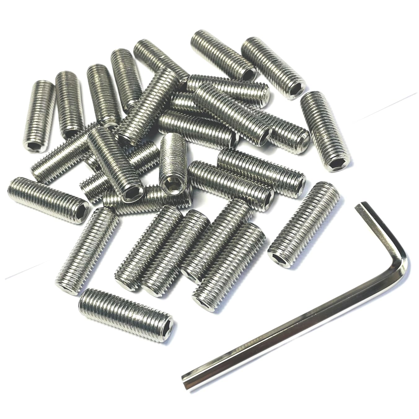 アレン 5点セット Amazon | ZDingTech 5/16-24 x 1インチセットネジ 304ステンレス