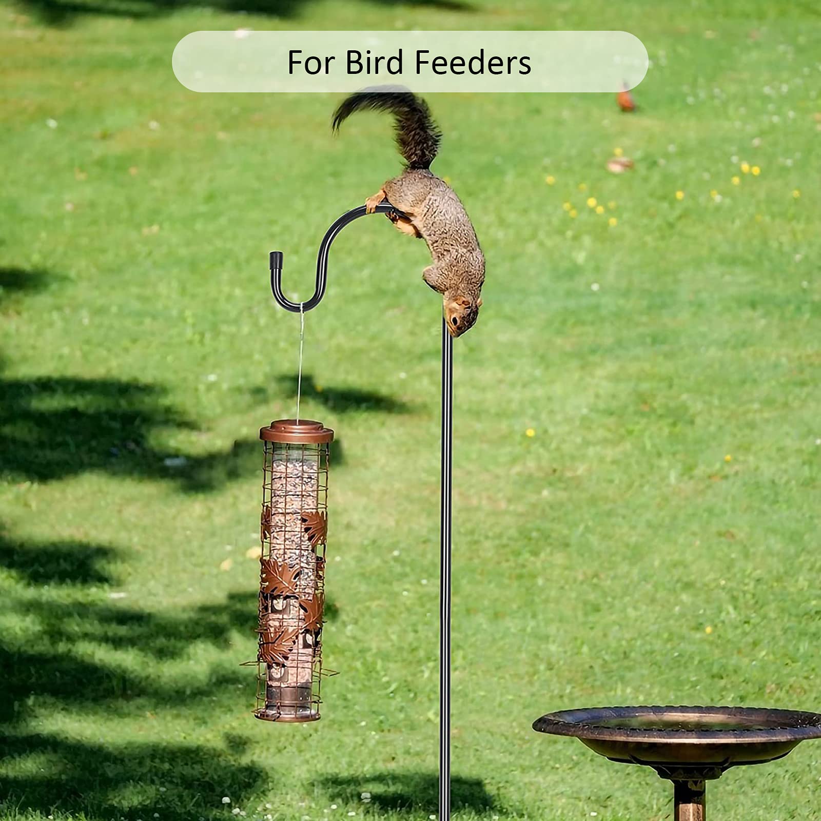 2 Ganci Da Giardino Metallico 100cm - Supporto Per Lanterne, Vasetti, Uccelli - Foto 10