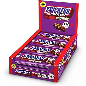Snickers Snickers High Protein Bar - Peanut Brownie 12 x 50 g Milk Chocolate