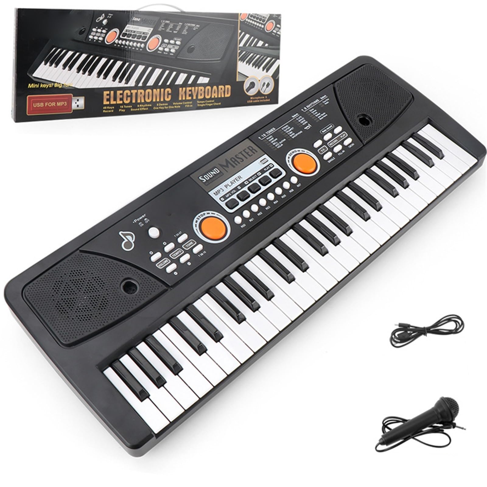 Tastiera Digitale Per Principianti Tastiera Elettronica Per Principianti Pianoforte A 49 Tasti Multifunzione Musica Artifact Piano Elettrico