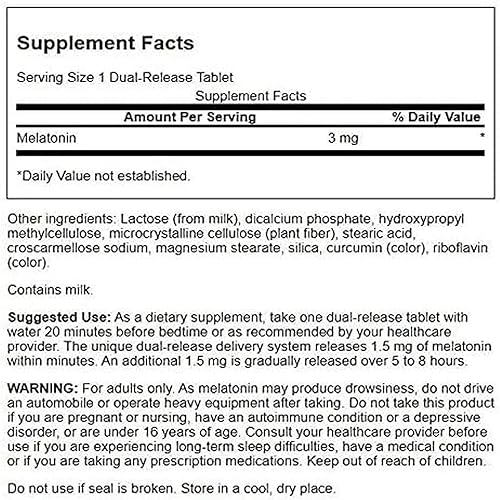 Miniatura 2 de Swanson Melatonina - Suplemento natural que promueve el apoyo reparador del sueño - Fórmula de bienestar que apoya un horario de sueño normal y