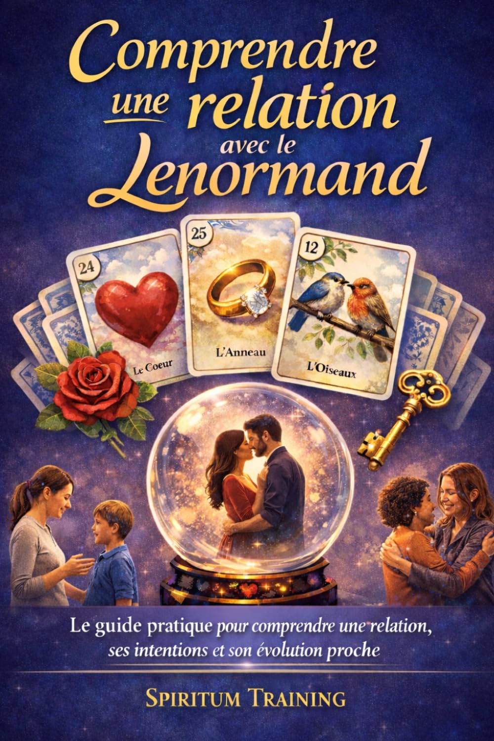 Comprendre une relation avec le Lenormand: Le guide pratique pour comprendre une relation, ses intentions et son évolution proche