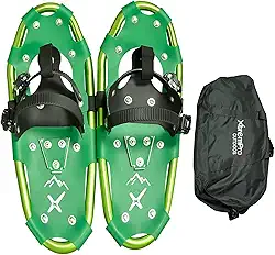 Raquetes De Neve, Estrutura De Alumínio Leve, Grampos De Alta Resistência De 13 Pontas, Plataforma De Sapato Uv E Sistema De Catraca Para Ajuste Seguro Completo Com Bolsa De Transporte (Ver