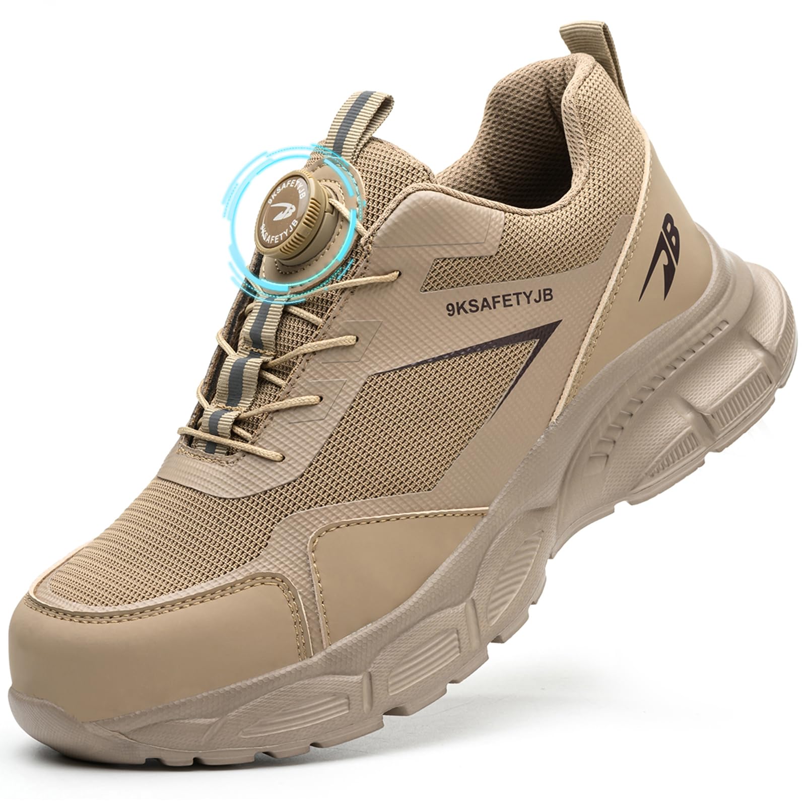 GUDECIUS Sicherheitsschuhe Herren Damen Leicht Arbeitsschuhe Herren Stahlkappenschuhe Arbeitsschutzschuhe Atmungsaktiv rutschfest mit Stahlkappe 38-46 EU