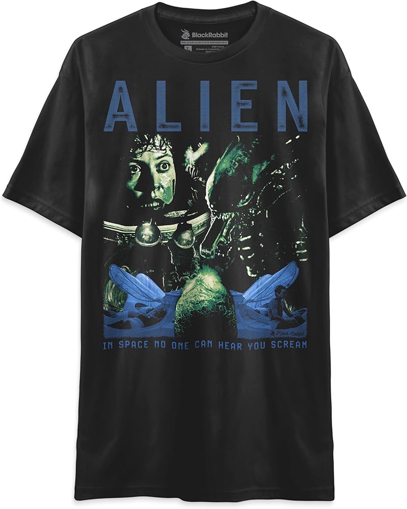 Alien in Space No Once Can Hear You Scream 1979 Xenomorph Ripley 