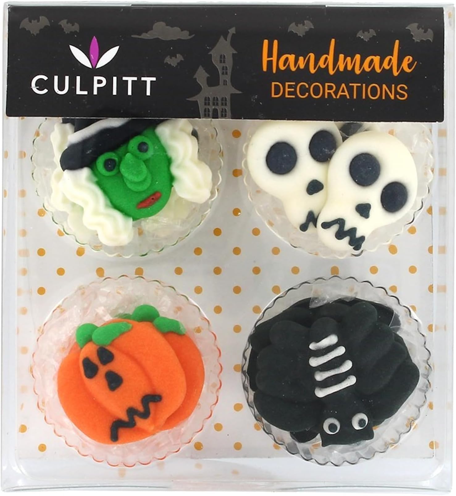 Culpitt Sugar Decoration Piping Halloween 12Pc 268A