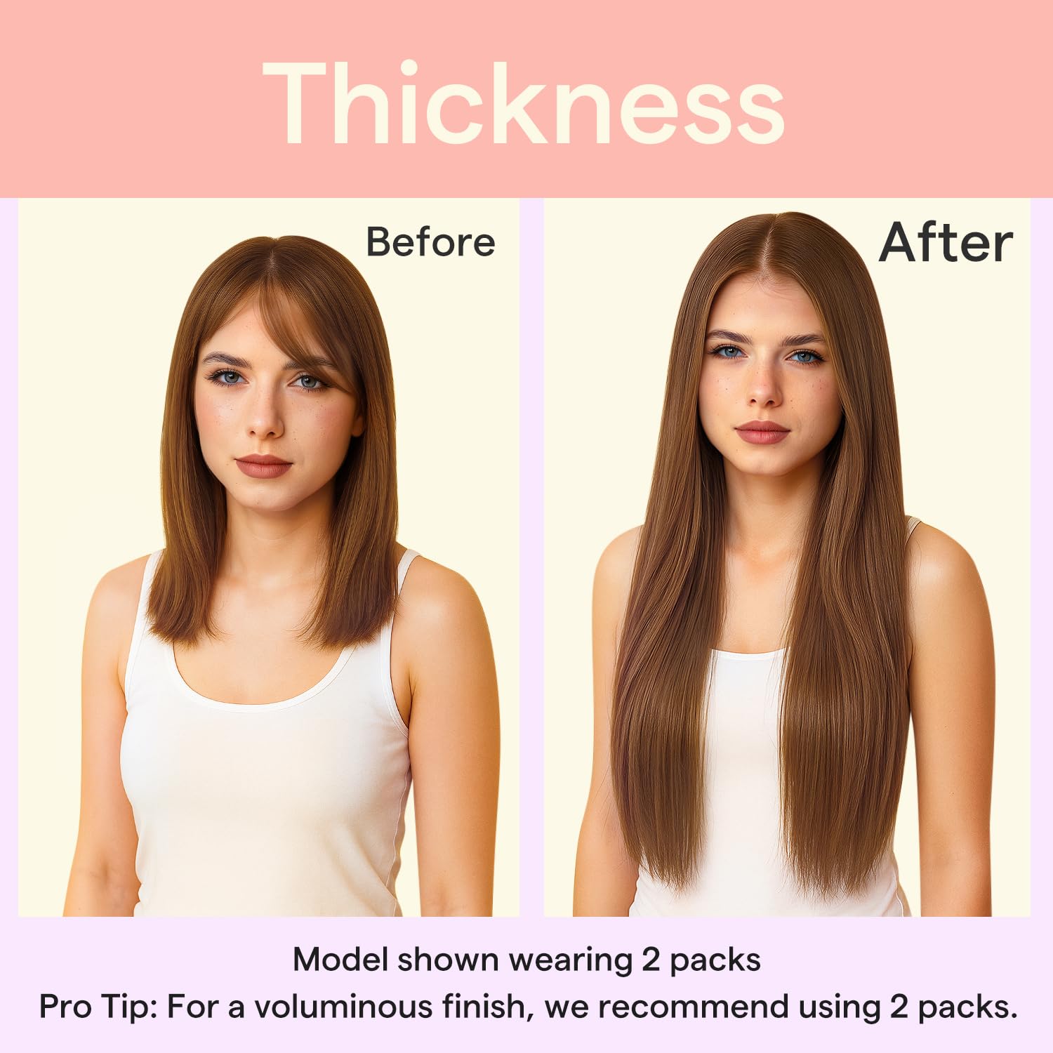 Full Shine Clip in Hair Extensions Copper Hair Extensions Human Hair Long Hair Extensions Clip ins Remy Hair Double Weft Clip in Human Hair Extension 7 Pcs 22Inch 120G