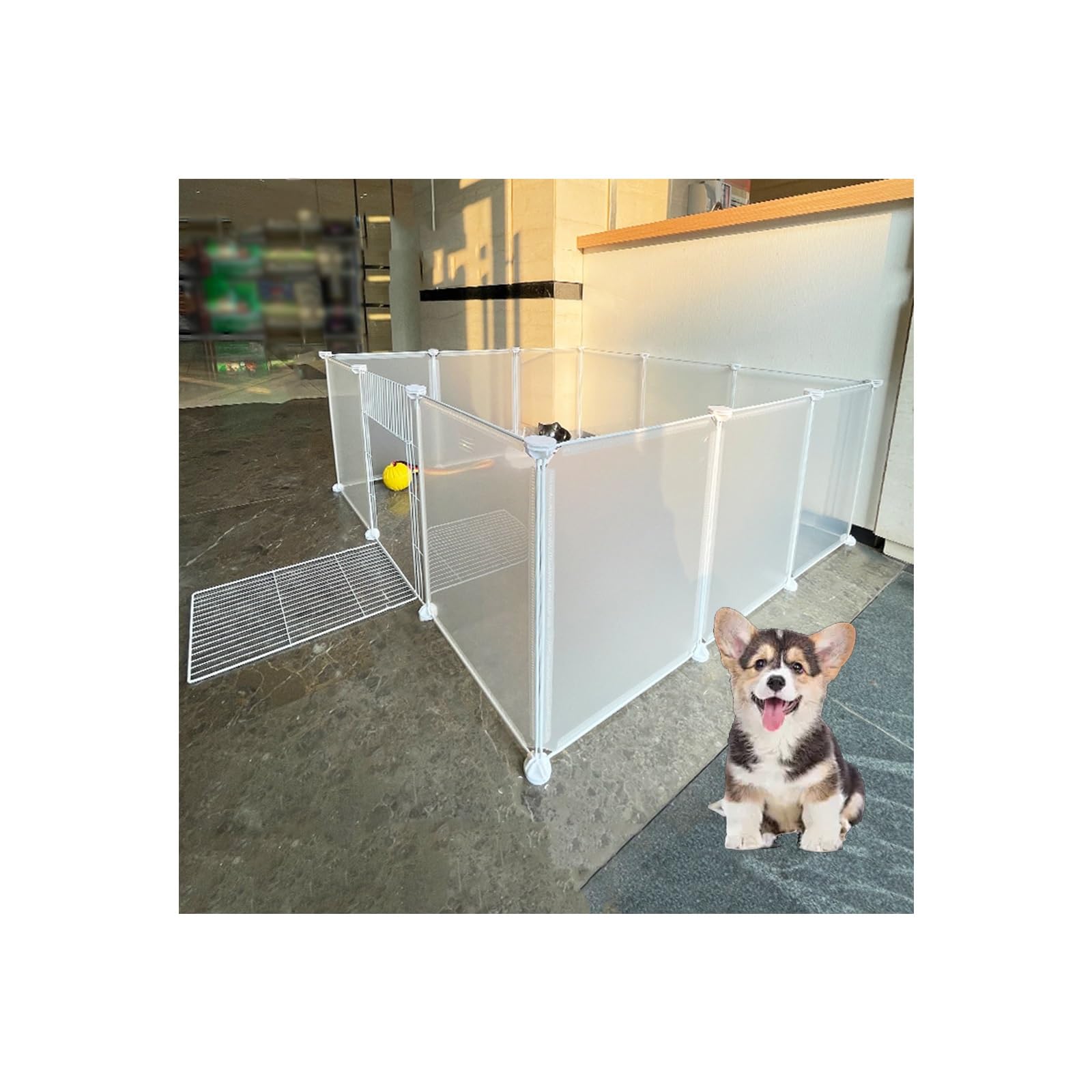 Clôture pour animaux de compagnie finies les bêtises parc pour chiots