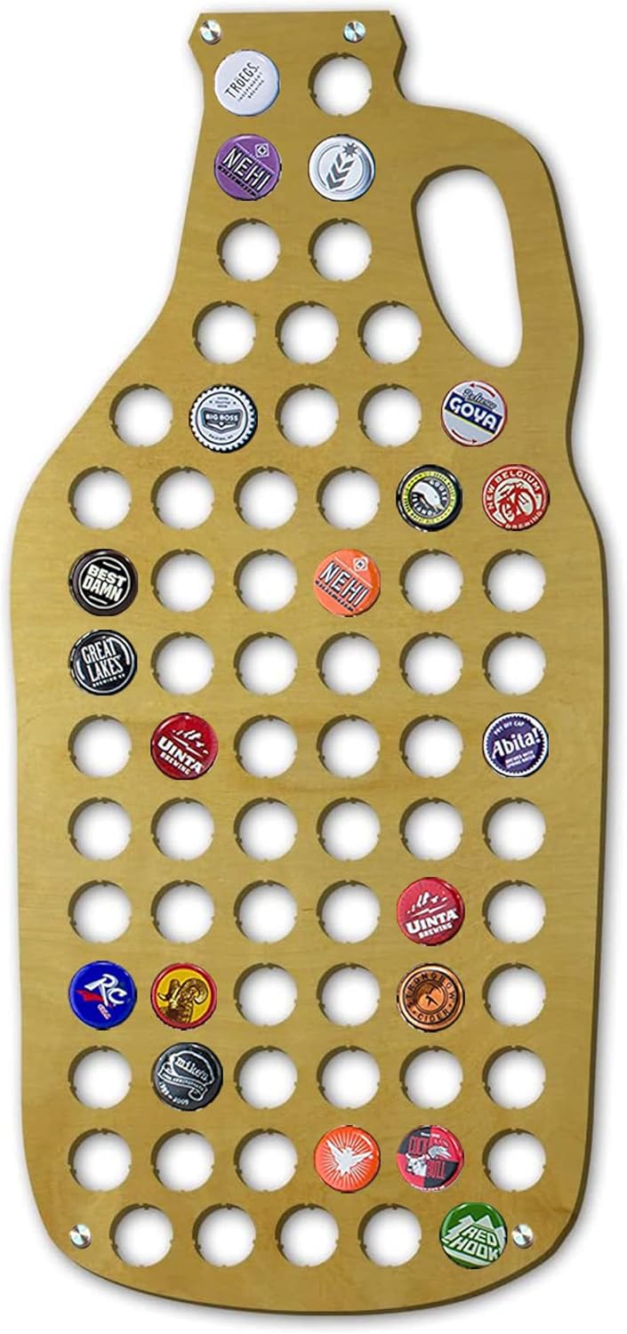 Torched Growler Beer Cap Holder Wall Mount Beer Cap