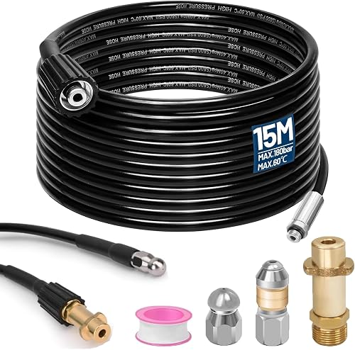 180 Bar 60°C Tuyau 15M Furet