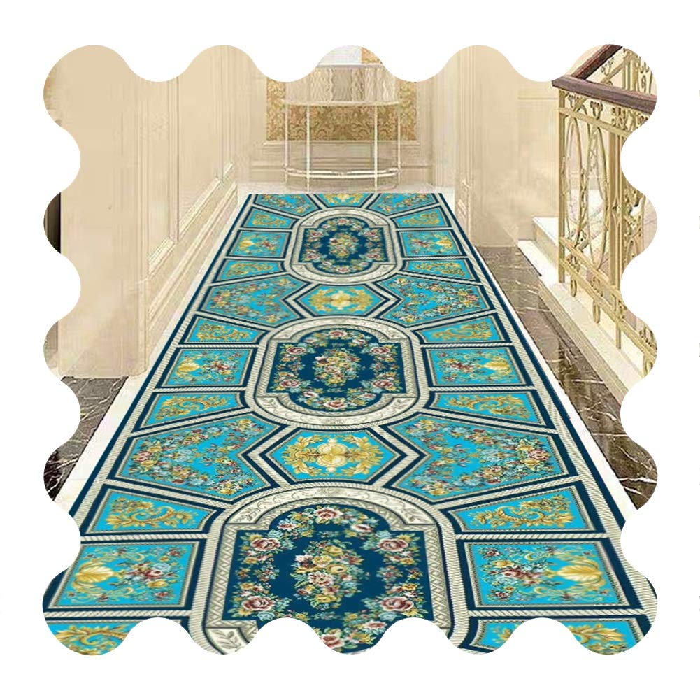 Alfombra de pasillo largo moderna ZRUYI para moqueta de entrada lavable y a medida