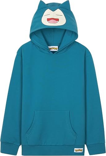 Pokemon Hoodie for Boys Teens, Hooded Sweatshirt, Pikachu Eevee Pullover Casual Sports, Long Sleeve Jumper, Anime Gifts for Boys