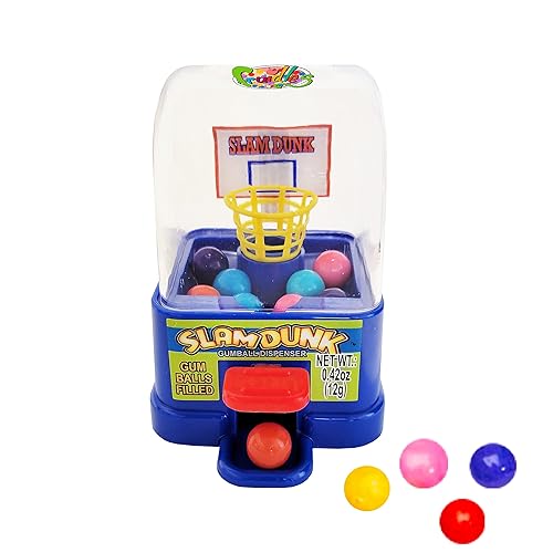 Miniatura 7 de Fruidles Juego de baloncesto con dispensador de bolas de goma de mascar, sabor a frutas, golosinas de bufé de dulces, certificado Kosher Parve