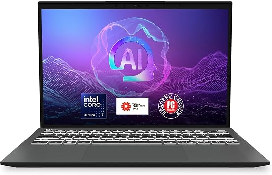MSI Prestige 13 AI+ Evo 2024 13.3 2.8K OLED Business Laptop Intel Core Ultra 7-258V, Arc Graphics, 32GB LPDDR5x, 2TB NVMe SSD, Thunderbolt 4, WiFi 7, Win 11 Home Stellar Gray A2VMG-019US